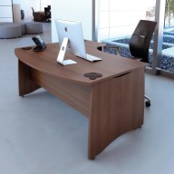 EX10 BOW FRONTED DESK