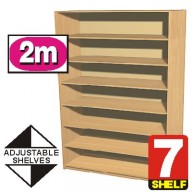 7 Shelf Bookcase (2 metre high) - 600mm wide