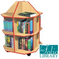 Folio 12 Shelf Mobile Library Island