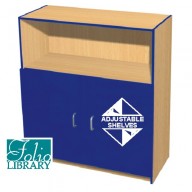 Folio 4ft Flat Top Library Cupboard