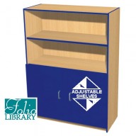 Folio 5ft Flat Top Library Cupboard