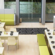 This simple bench seating and table range shows off minimalistic design based on distinctive clean lines. Available in three table heights and four lengths the timeless collection is ideal for both office and leisure environments. It suits café style interiors where communal dining is the trend, or corporate meeting and hot-desking touch down areas. Deck has three leg options to choose from, Metal frame which can be EPPC coated, Panel End or Inset which can be finished in a wide choice of laminates or veneer. Each table and bench unit can be specified to individual preference with a classic wood effect or a more fun, vibrant two tone colour.