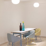 Strong and elegant, fold tables and benches provide a simple surface with maximum clearance for legs, chairs and fresh air to fit underneath! The folded steel frame is proportioned carefully and finished beautifully making a low statement product to be used with any chair or as a bench and table set in any environment. Fold is available in a wide variety of matching laminate top and frame colours as a table and bench set, making fold a truly chameleon like addition to an interior. Practically, fold has adjustable height tilt and glide feet to further compliment it’s ‘use anywhere’ character.