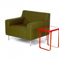 silhouette-armchair-profile-arm-green-divina-fabric-and-red-trace-side-tablelow-res