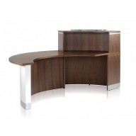 Crescent Reception Desk - Reception Counter (1)