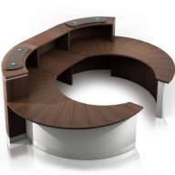 Crescent Reception Desk - Reception Counter (2)