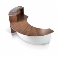 Crescent Reception Desk - Reception Counter (4)