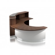 Crescent Reception Desk - Reception Counter (5)