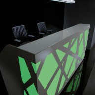 Zig Zag Reception Counter  Reception Desk Bradford - Leeds Richardsons (15)