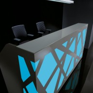 Zig Zag Reception Counter  Reception Desk Bradford - Leeds Richardsons (8)