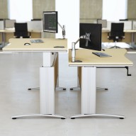 Rise Manual & Motor Driven Height Adjustable Desking (18)