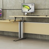 Rise Manual & Motor Driven Height Adjustable Desking (22)