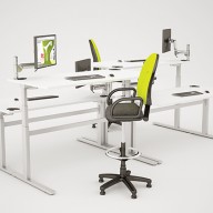 Rise Manual & Motor Driven Height Adjustable Desking (26)