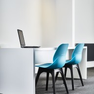 Deck Mitred Laminate Dining Table