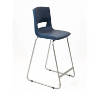 PosturaPlus 685mm High Back Stool - Slate Grey-Display