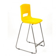 PosturaPlus 685mm High Back Stool - Sun Yellow-Display